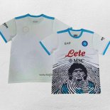 Maglia Napoli Maradona Special 2021-2022 Blanco