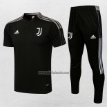 Conjunto Polo del Juventus 2021-2022 Negro