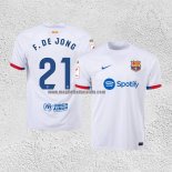 Maglia FC Barcellona Giocatore F.De Jong Away 2023-2024