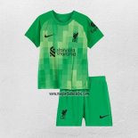 Maglia Liverpool Portiere Bambino 2021-2022 Verde