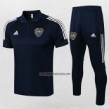 Conjunto Polo del Boca Juniors 2021 Azul