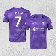 Maglia Liverpool Giocatore Luis Diaz Terza 2023-2024