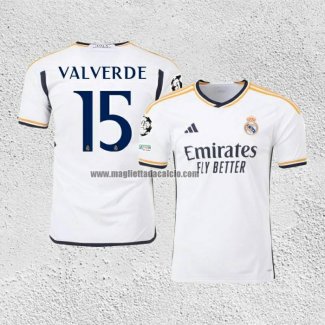 Maglia Real Madrid Giocatore Valverde Home 2023-2024
