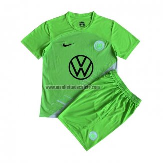Maglia VfL Wolfsburg Home Bambino 2023-2024