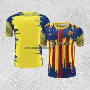 Maglia de Allenamento FC Barcellona 2023-2024 Giallo y Blu
