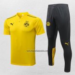 Conjunto Polo del Borussia Dortmund 2021-2022 Amarillo